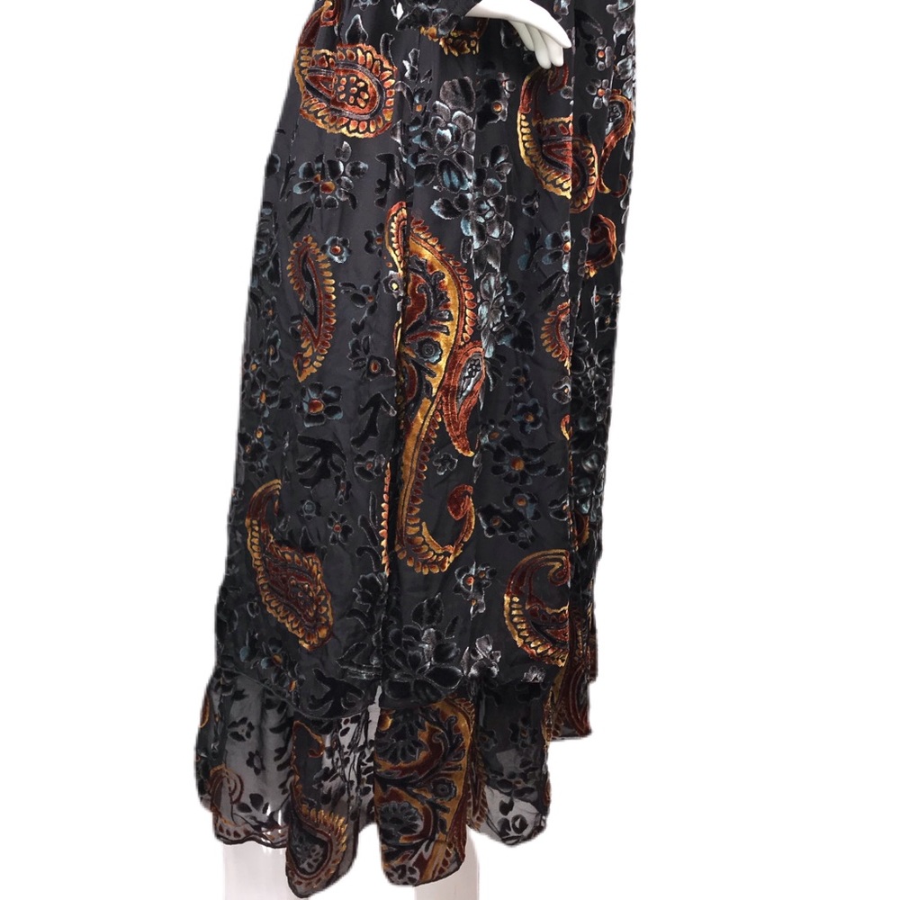 ADORE Small (S) Romantic Velour Mystical Burnout Dress - Picture 10 of 16